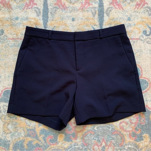 Banana Republic Navy blue 5” shorts Size 6 - Picture 1 of 6